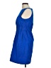 Theory 100% Polyester Solid Blue Cocktail Dress Size 8 - photo 5