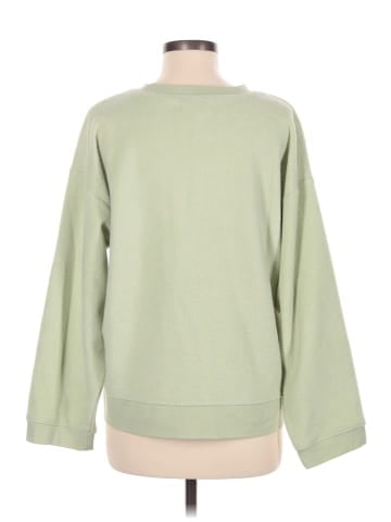 Madewell (Re)sourced Brushed Side-Button Relaxed Sweatshirt (view 2)