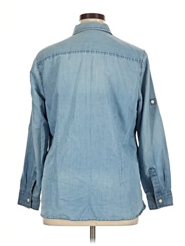 Per Se Long Sleeve Button-Down Shirt (view 2)