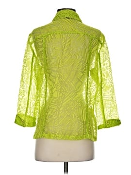 MULTIPLES 3/4 Sleeve Button-Down Shirt (view 2)