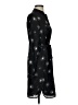 Ann Taylor 100% Polyester Stars Black Casual Dress Size S - photo 4