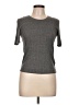 Topshop Gray Short Sleeve Turtleneck Size 10 - photo 1