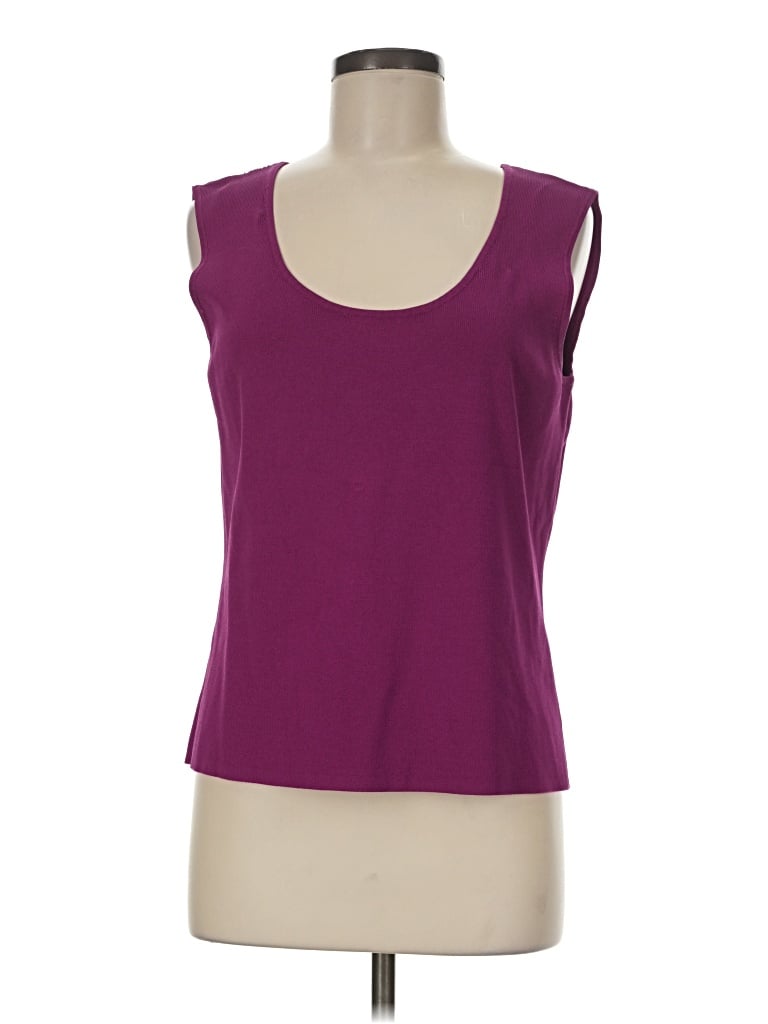 Pre-owned Talbots Sleeveless T-shirt In Purple