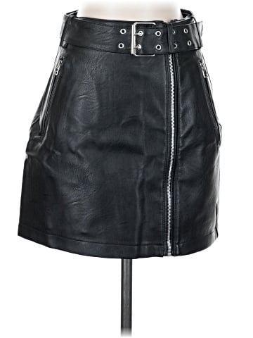Topshop Faux Leather Skirt (view 1)