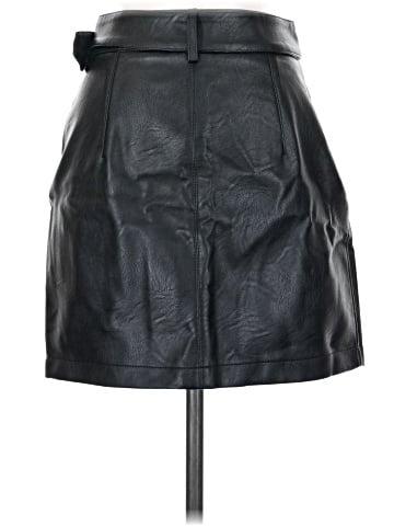 Topshop Faux Leather Skirt (view 2)