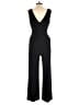 R&M Richards Solid Black Jumpsuit Size 10 - photo 2