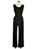 R&M Richards Solid Black Jumpsuit Size 10 - photo 1