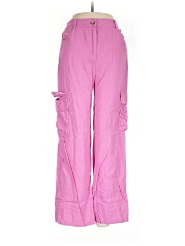 Happily Grey Linen Pants (view 1)