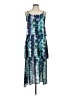 Mossimo 100% Polyester Tie-dye Blue Casual Dress Size M - photo 1