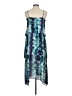 Mossimo 100% Polyester Tie-dye Blue Casual Dress Size M - photo 2
