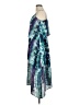 Mossimo 100% Polyester Tie-dye Blue Casual Dress Size M - photo 5