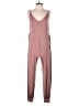 Eberjey Solid Pink Jumpsuit Size M - photo 1