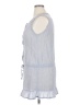 Zara Basic Blue Sleeveless Button-Down Shirt Size XL - photo 5