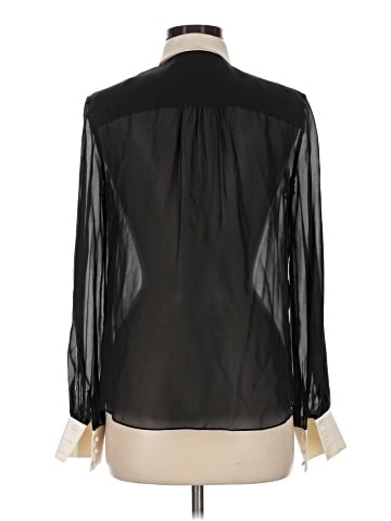 Rachel Zoe Long Sleeve Silk Top (view 2)