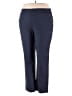 Roz & Ali Solid Blue Active Pants Size 20 - photo 1