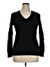 L-RL Lauren Active Ralph Lauren 100% Cotton Black Pullover Sweater Size 1X - photo 1