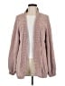 Leith 100% Polyester Pink Cardigan Size M - photo 1