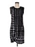 BCBGMAXAZRIA Graphic Black Cocktail Dress Size M - photo 1