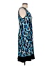 DressBarn Graphic Blue Casual Dress Size 10 - photo 4