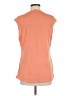Larry Levine Orange Short Sleeve Top Size M - photo 2