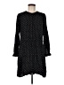 fat face 100% Viscose Polka Dots Black Casual Dress Size 6 - photo 1