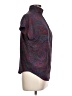 Michelle Stuart Paisley Purple Short Sleeve Turtleneck Size 10 - photo 4