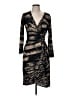 BCBGMAXAZRIA Graphic Black Cocktail Dress Size M - photo 1