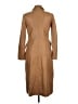 Zara 100% Leather Tan Trenchcoat Size L - photo 2