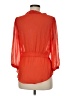 BCBGeneration 100% Polyester Orange 3/4 Sleeve Blouse Size M - photo 2