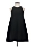 The Impeccable Pig 100% Polyester Solid Black Casual Dress Size S - photo 1