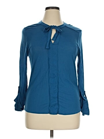 CALVIN KLEIN JEANS Long Sleeve Blouse (view 1)