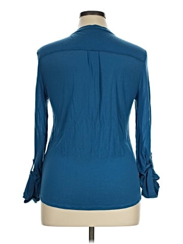 CALVIN KLEIN JEANS Long Sleeve Blouse (view 2)