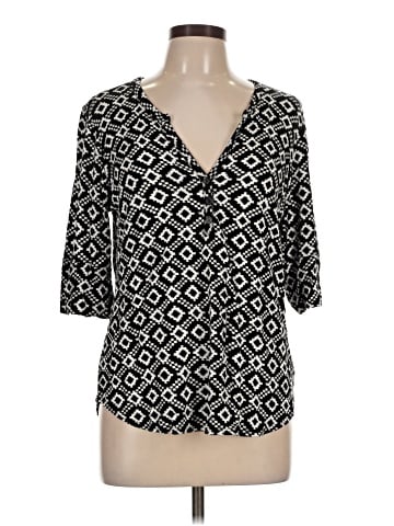 Market and Spruce 3/4 Sleeve Blouse (view 1)