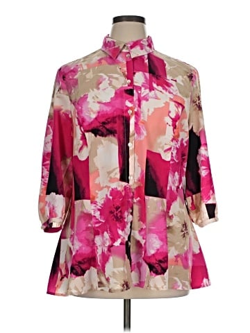 Alia 3/4 Sleeve Blouse (view 1)