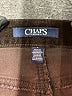 Chaps Black Brown Casual Pants Size 8 - photo 7