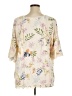 Solitaire 100% Rayon Ivory 3/4 Sleeve Blouse Size 1X - photo 2