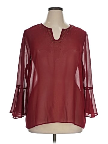 New Directions 3/4 Sleeve Blouse (view 1)