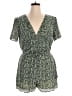 Lulus 100% Polyester Hearts Green Romper Size XL - photo 1