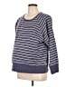Isabel Maternity Stripes Blue Pullover Sweater Size Lg Maternity - photo 1