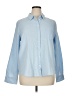 Caslon 100% Cotton Blue Long Sleeve Button-Down Shirt Size XL - photo 1