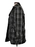 Dalia Collection Plaid Gray Coat Size L - photo 5