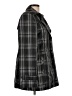 Dalia Collection Plaid Gray Coat Size L - photo 4