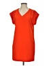 MNG Suit 100% Polyester Solid Orange Casual Dress Size 2 - photo 1