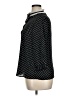 Zara Basic 100% Polyester Polka Dots Black 3/4 Sleeve Blouse Size XL - photo 5