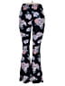 No Comment Floral Black Yoga Pants Size L - photo 2