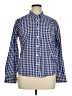 UNTUCKit 100% Cotton Checkered-gingham Blue Long Sleeve Button-Down Shirt Size 16 - photo 1