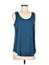 J.Crew 100% Polyester Teal Sleeveless Blouse Size 6 (tall) - photo 1