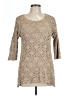 J.Jill 100% Cotton Tan Pullover Sweater Size Lg Petite - photo 1