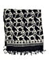 Isa 100% Rayon Black Scarf One size - photo 2