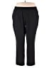 Nicole Miller New York Solid Black Active Pants Size 18 - photo 1